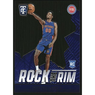 2024-25 Totally Certified Rock the Rim Mirror Blue #18 Ron Holland II