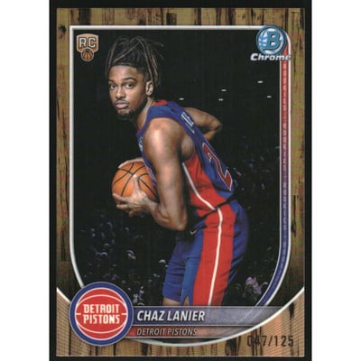 2025-26 Bowman Chrome Floorboard Refractors #BCV38 Chaz Lanier