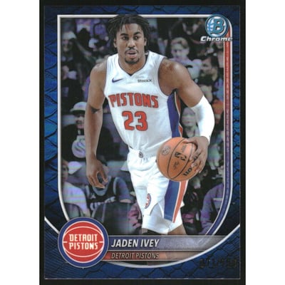 2025-26 Bowman Chrome Reptilian Blue Refractors #BCV159 Jaden Ivey