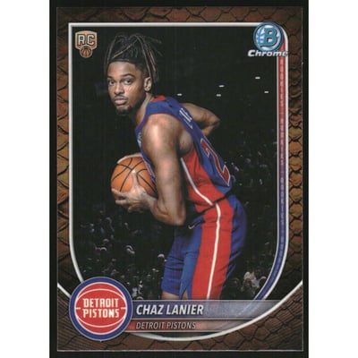 2025-26 Bowman Chrome Reptilian Refractors #BCV38 Chaz Lanier