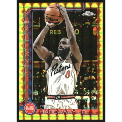 2025-26 Topps Chrome Gold Geometric Refractors #7 Tim Hardaway Jr.