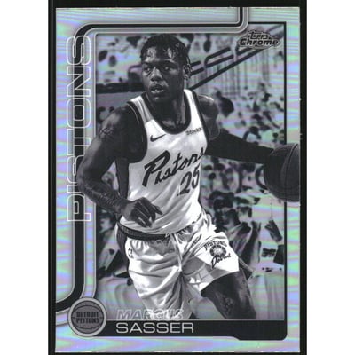 2025-26 Topps Chrome Negative Refractors #35 Marcus Sasser