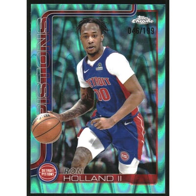 2025-26 Topps Chrome RayWave Aqua Refractors #16 Ron Holland II