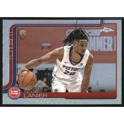 2025-26 Topps Chrome Refractors #288 Chaz Lanier