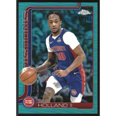 2025-26 Topps Chrome Teal Refractors #16 Ron Holland II