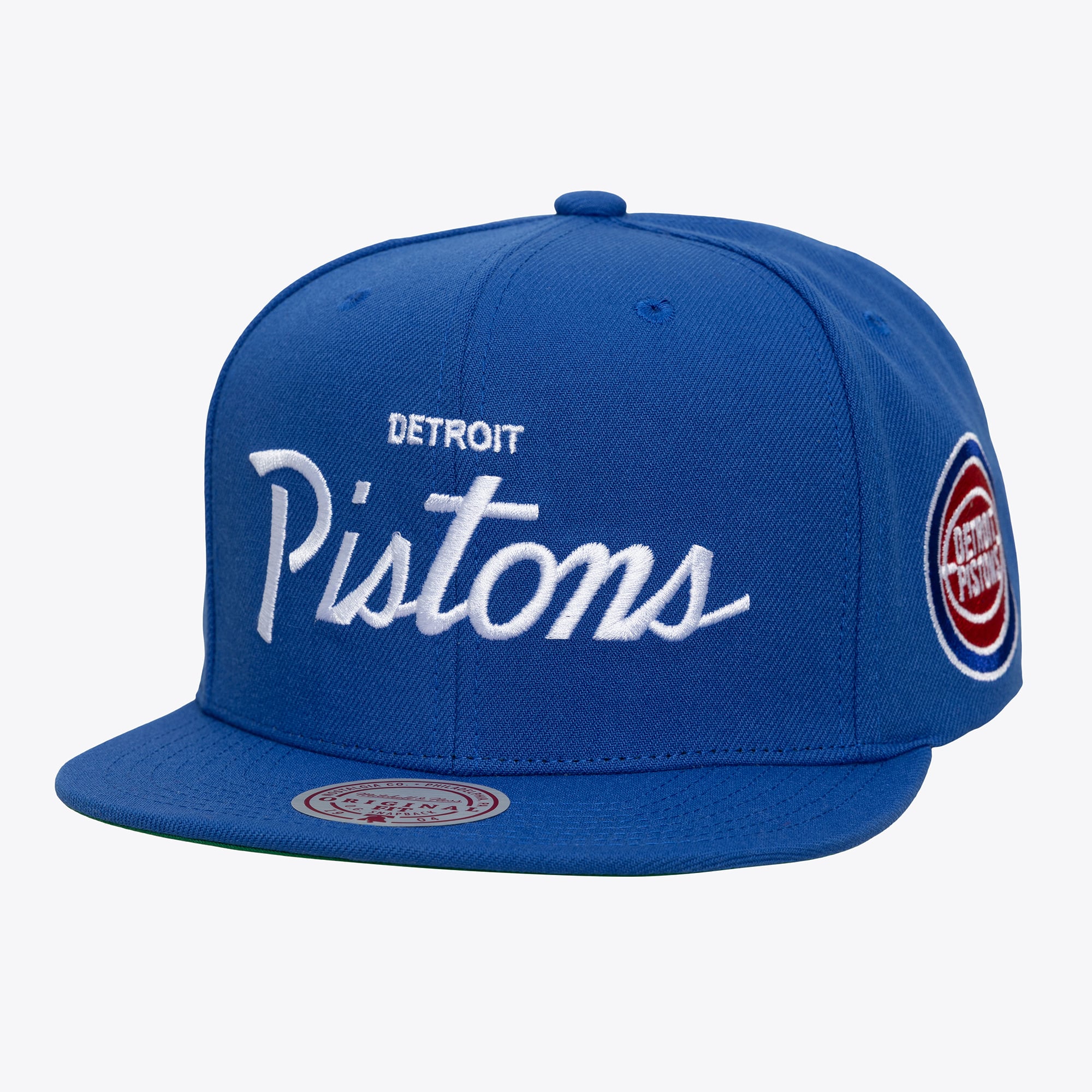 Detroit Pistons Blue Head Coach Snapback Hat