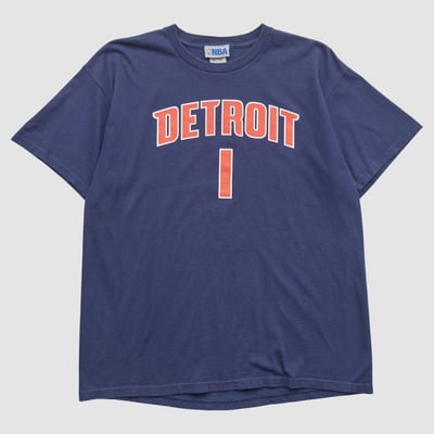 Detroit Pistons NBA 2000s T-shirt - Navy - XL by Fanatics Real Vintage