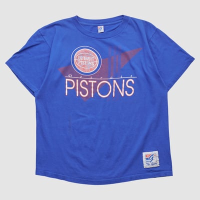 Detroit Pistons The Game 90s T-shirt - Blue - L by Fanatics Real Vintage
