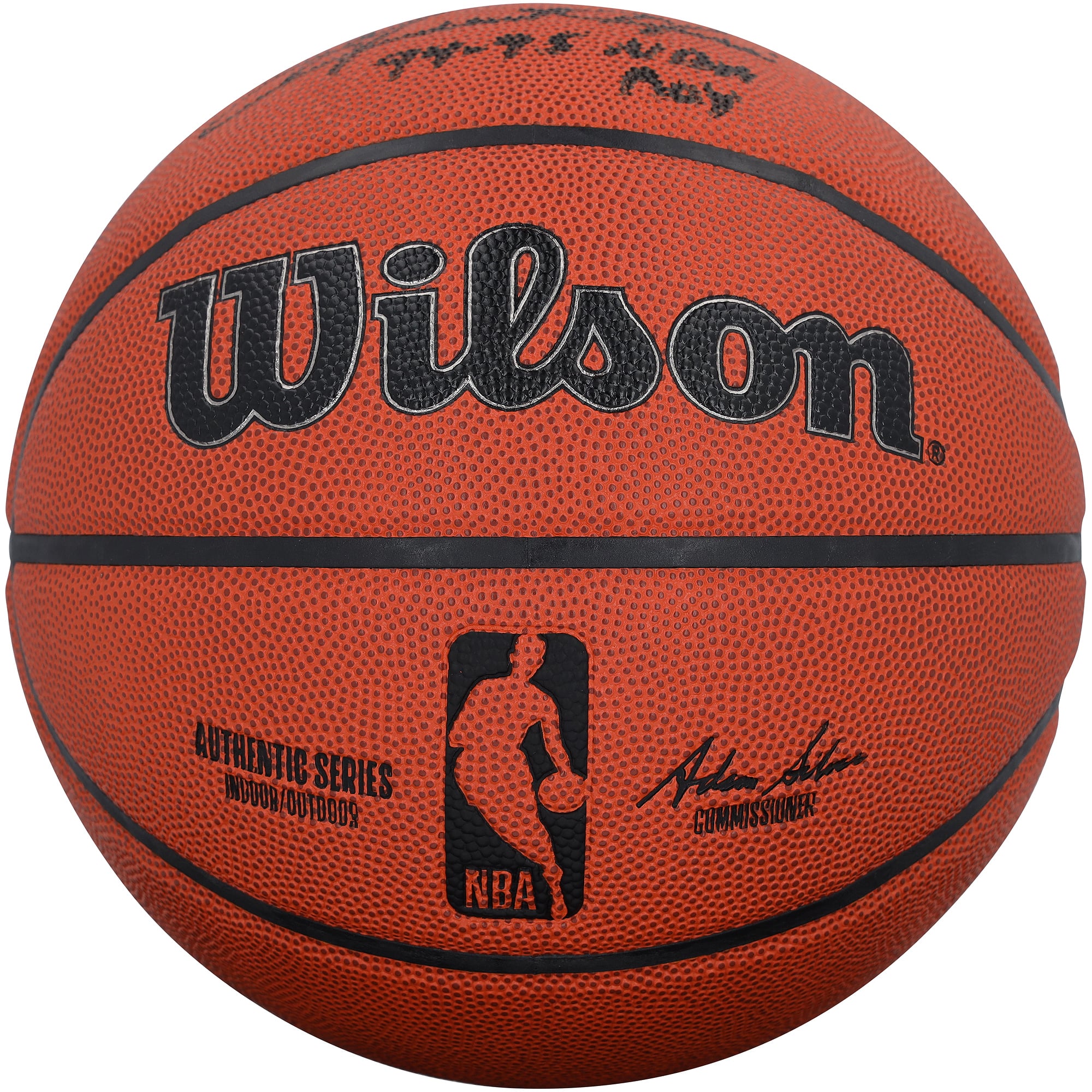 Grant Hill Detroit Pistons Autographed Wilson Authentic Series Indoor/Outdoor Basketball with "94-95 NBA ROY" Inscription