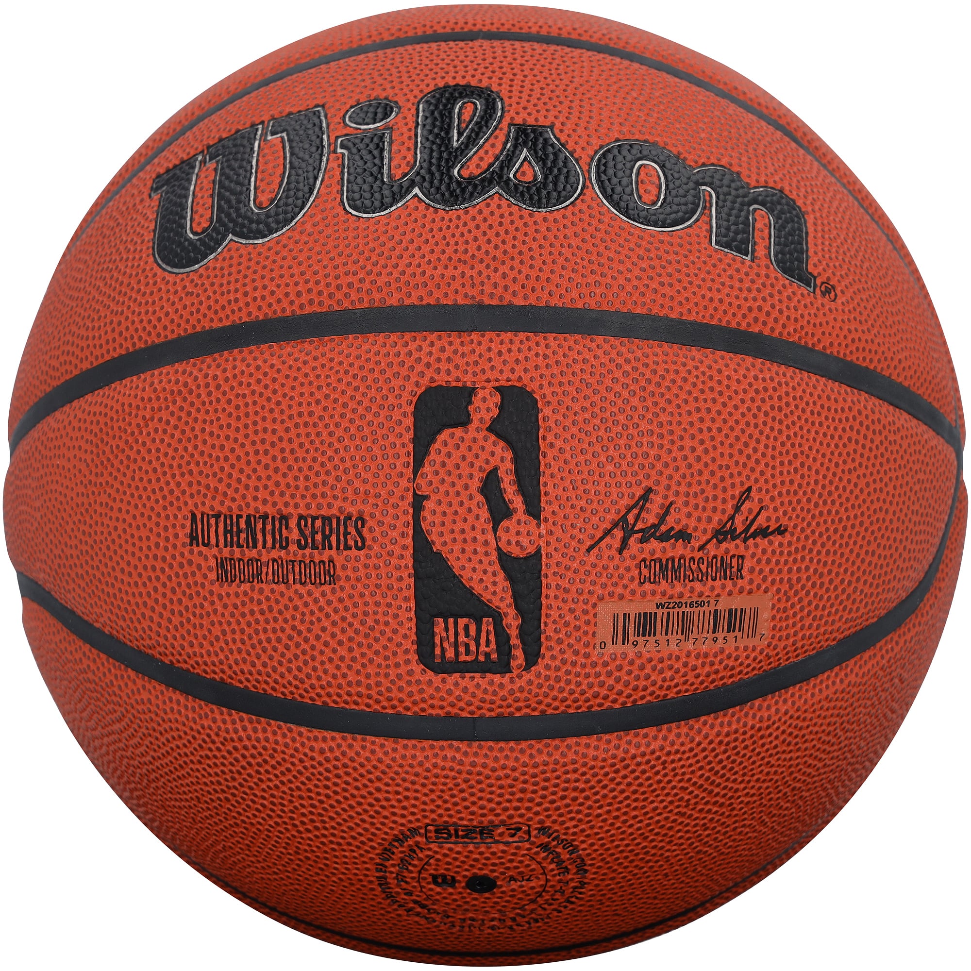 Grant Hill Detroit Pistons Autographed Wilson Authentic Series Indoor/Outdoor Basketball with "94-95 NBA ROY" Inscription