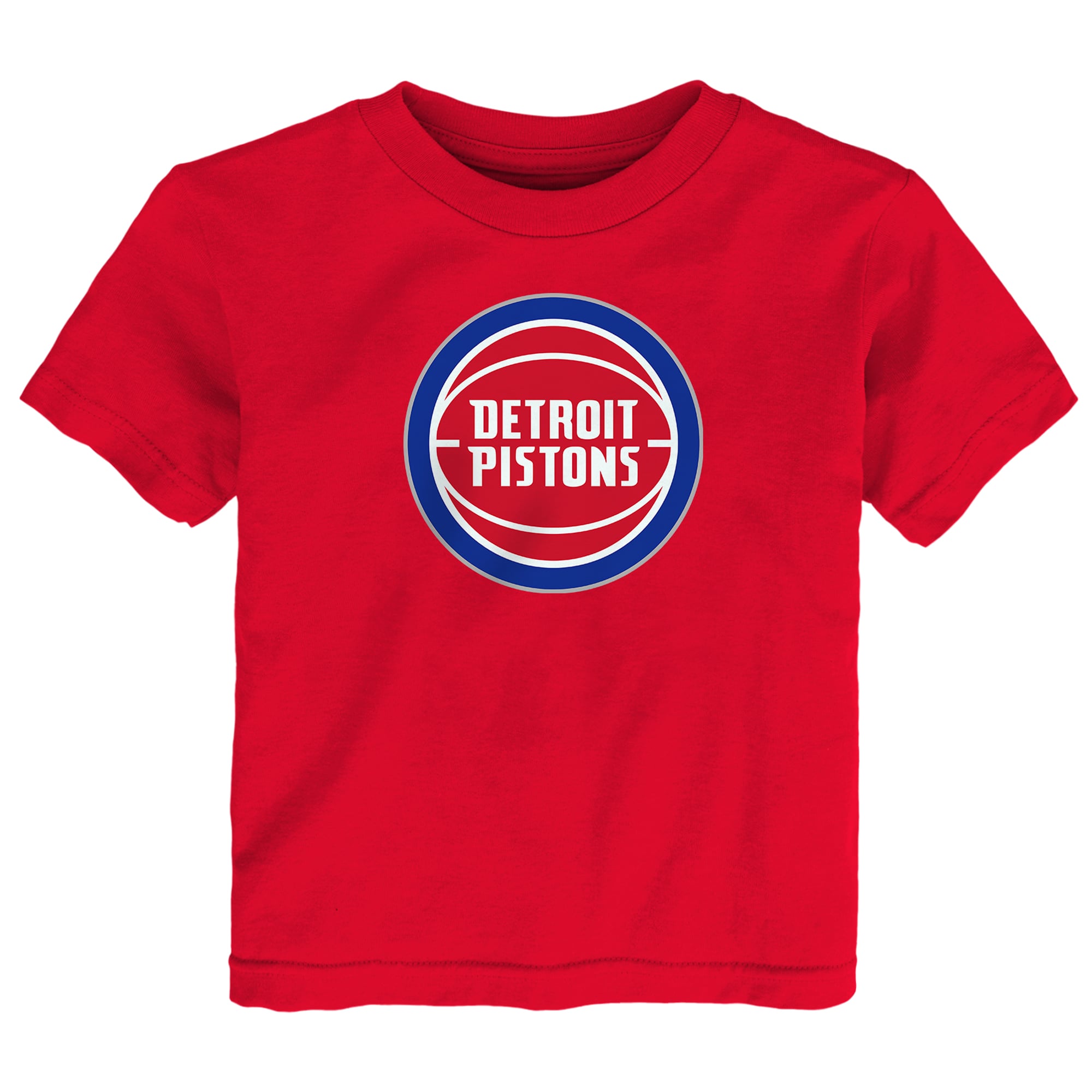 T-shirt bébé Outerstuff rouge à logo principal des Detroit Pistons