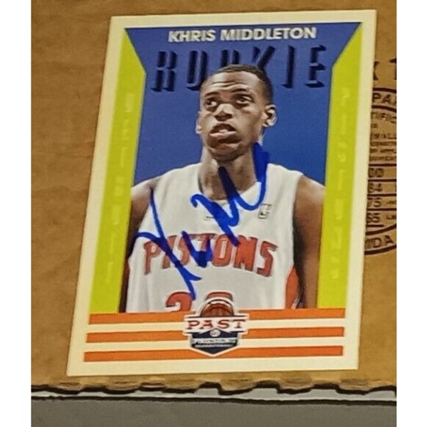 Khris Middleton Memorabilia, Autographed Khris Middleton 