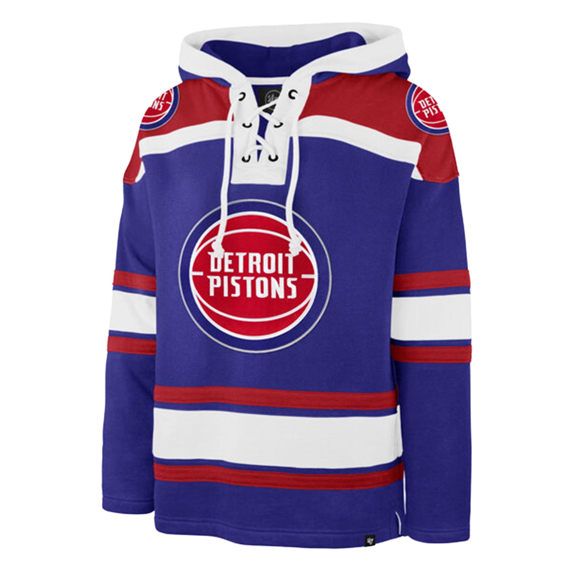 Sweat à capuche Superior Lacer bleu Detroit Pistons '47 pour homme