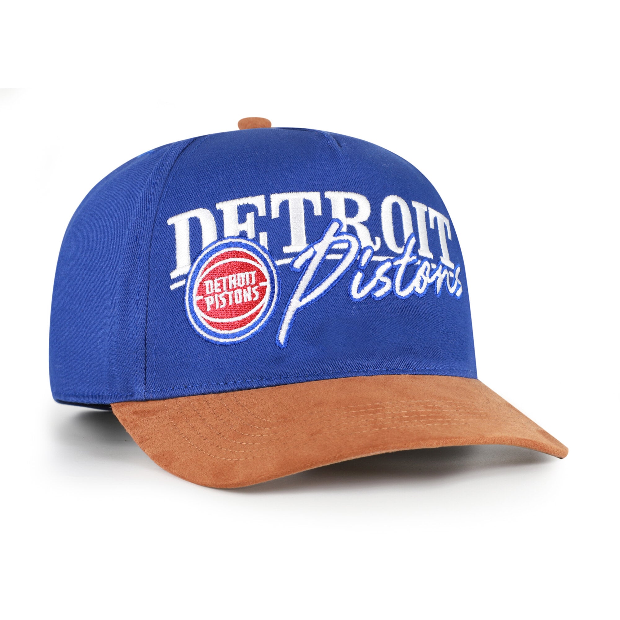 Casquette ajustable Detroit Pistons Scribe Line Hitch bleu/beige '47