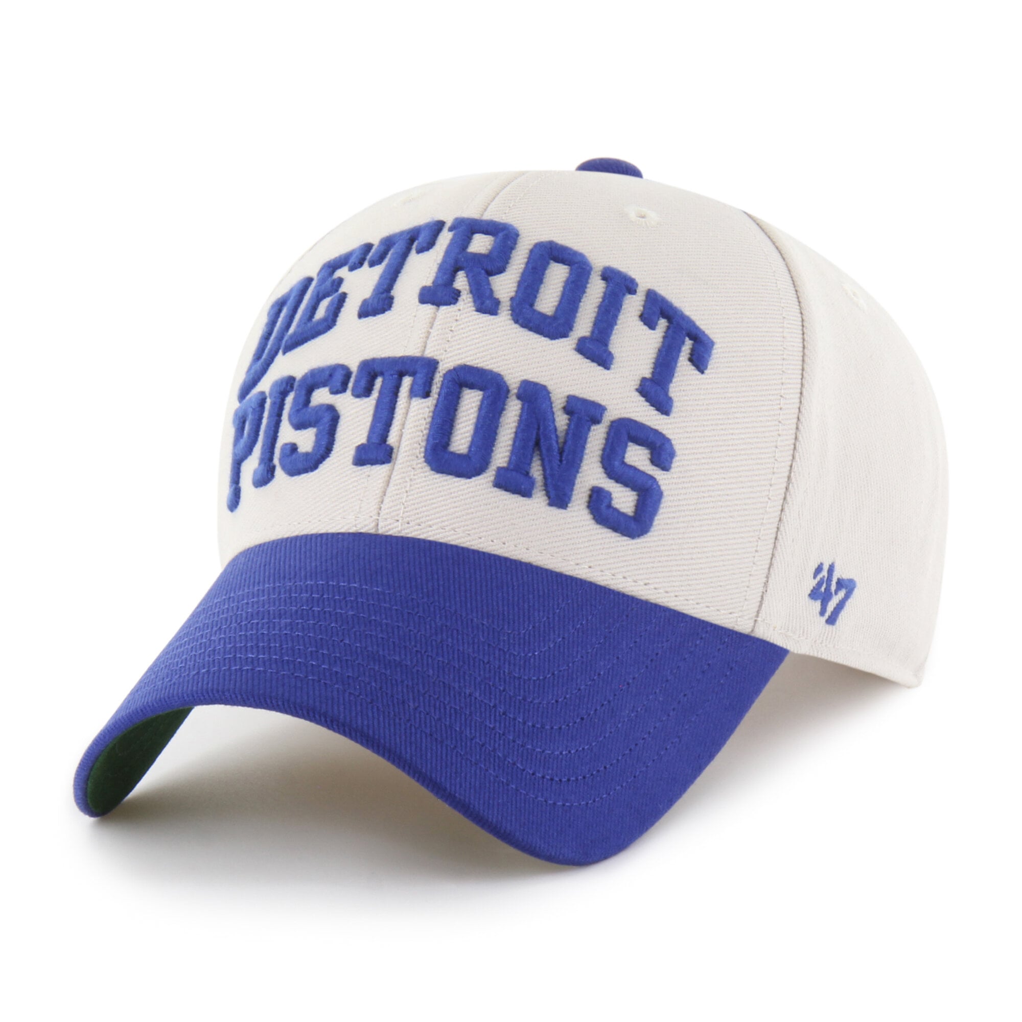 Casquette ajustable pour homme '47 Natural Detroit Pistons Broke Line Loop MVP