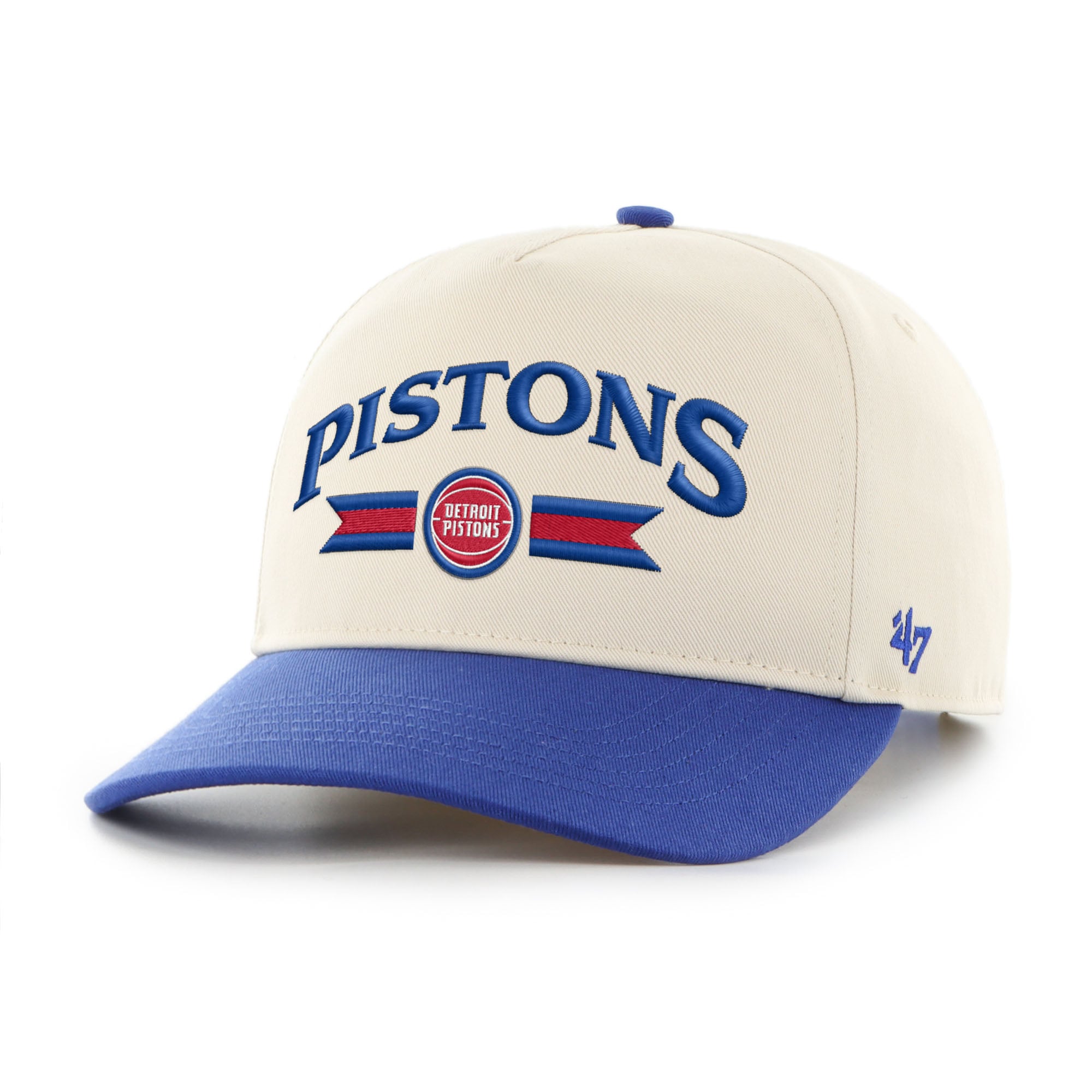 Men's Detroit Pistons '47 Natural Fast Break Chase Hitch Adjustable Hat