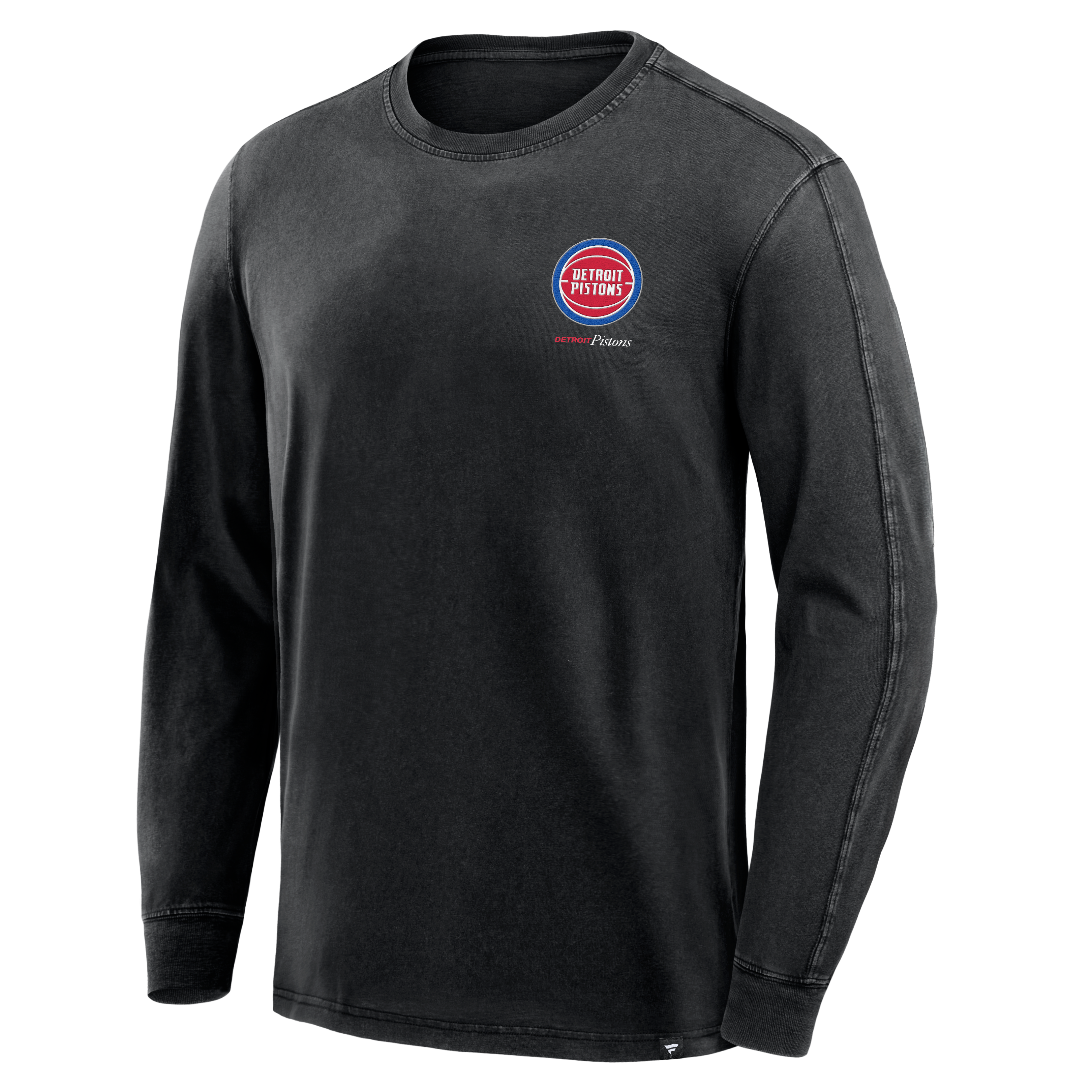 T-shirt à manches longues Fanatics Black Detroit Pistons Coaching Time pour homme
