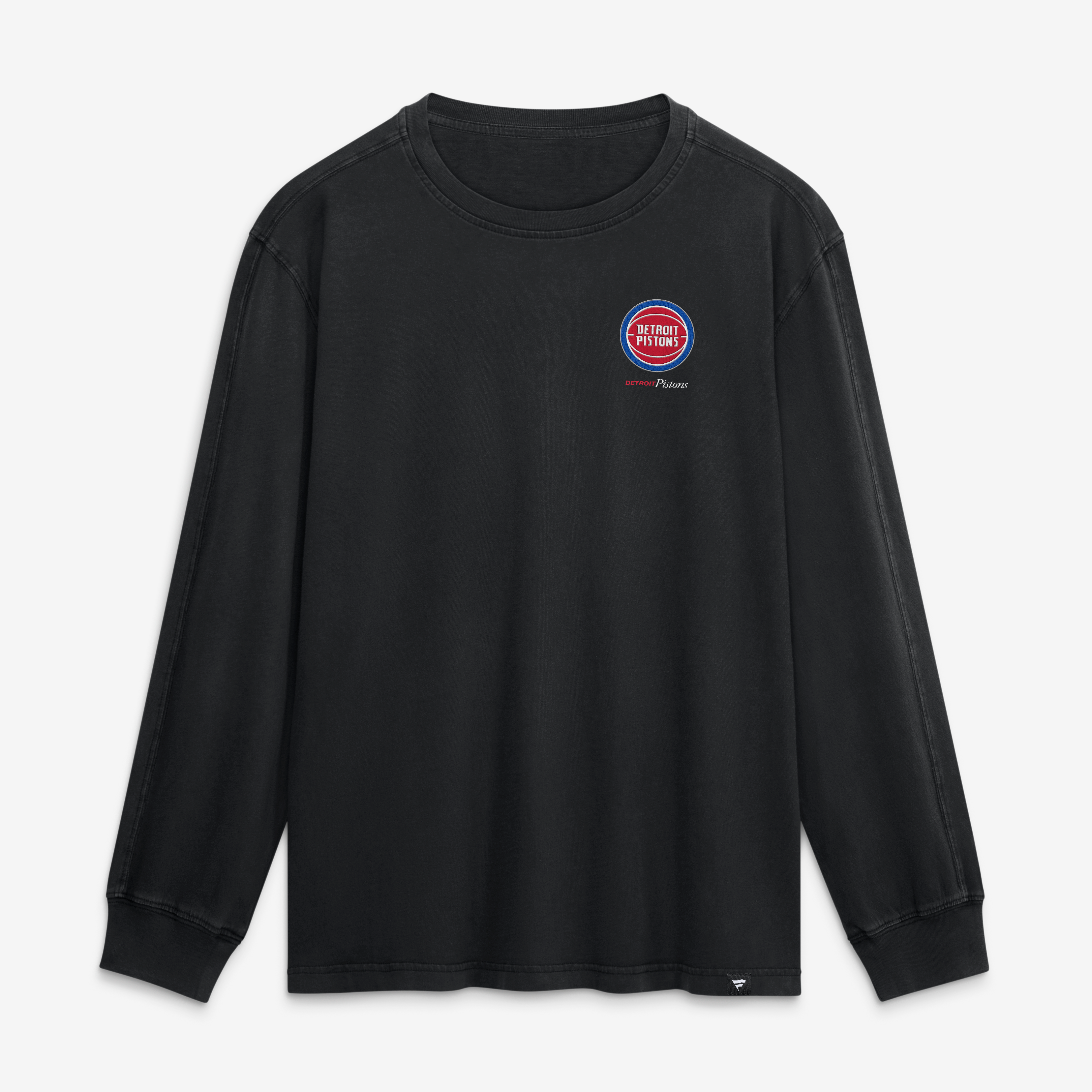 T-shirt à manches longues Fanatics Black Detroit Pistons Coaching Time pour homme
