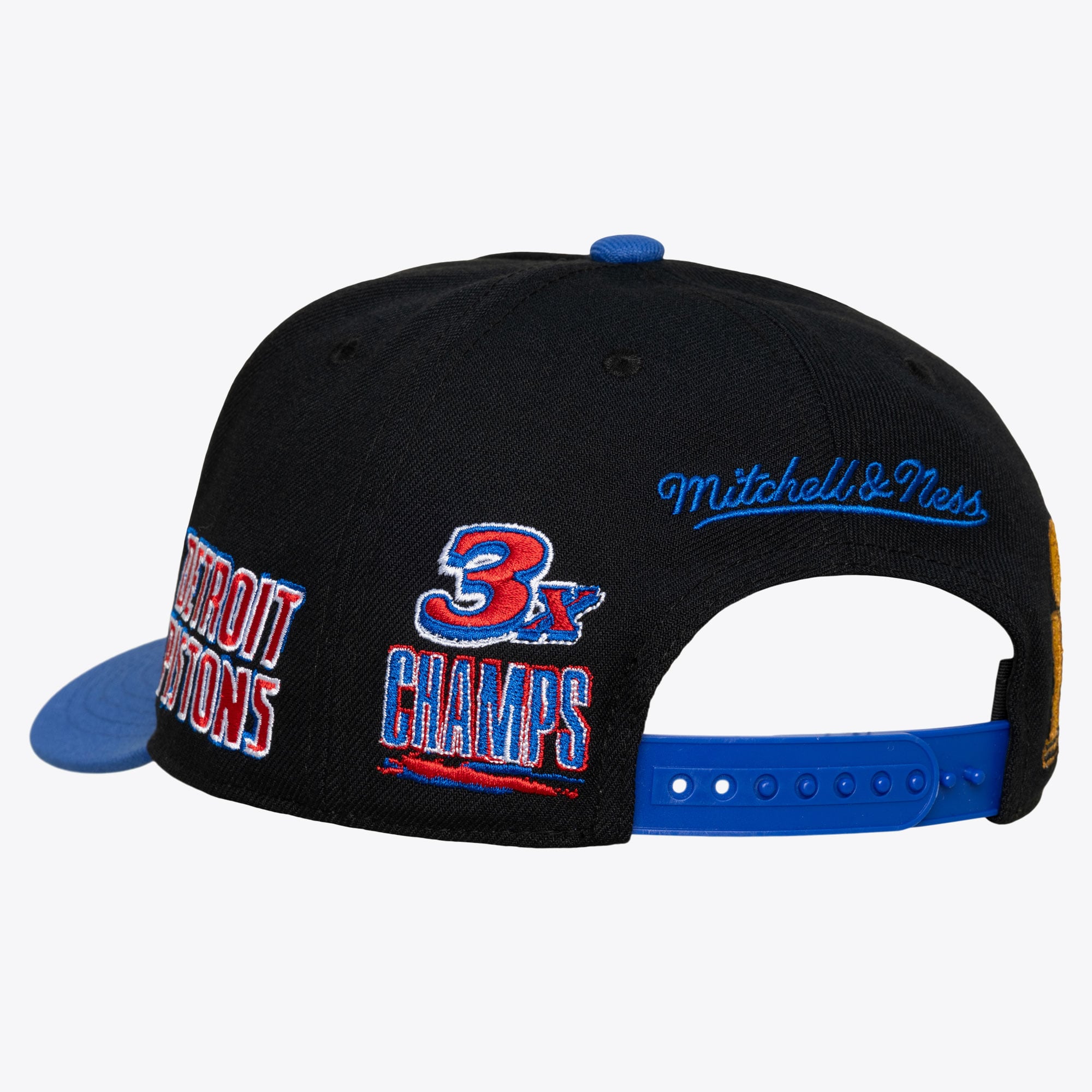 Men's Mitchell & Ness Black Detroit Pistons True Legacy Pro Snapback Hat