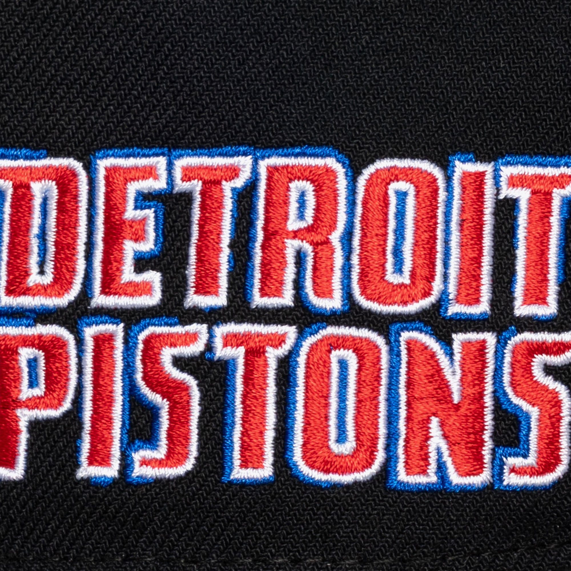 Men's Mitchell & Ness Black Detroit Pistons True Legacy Pro Snapback Hat