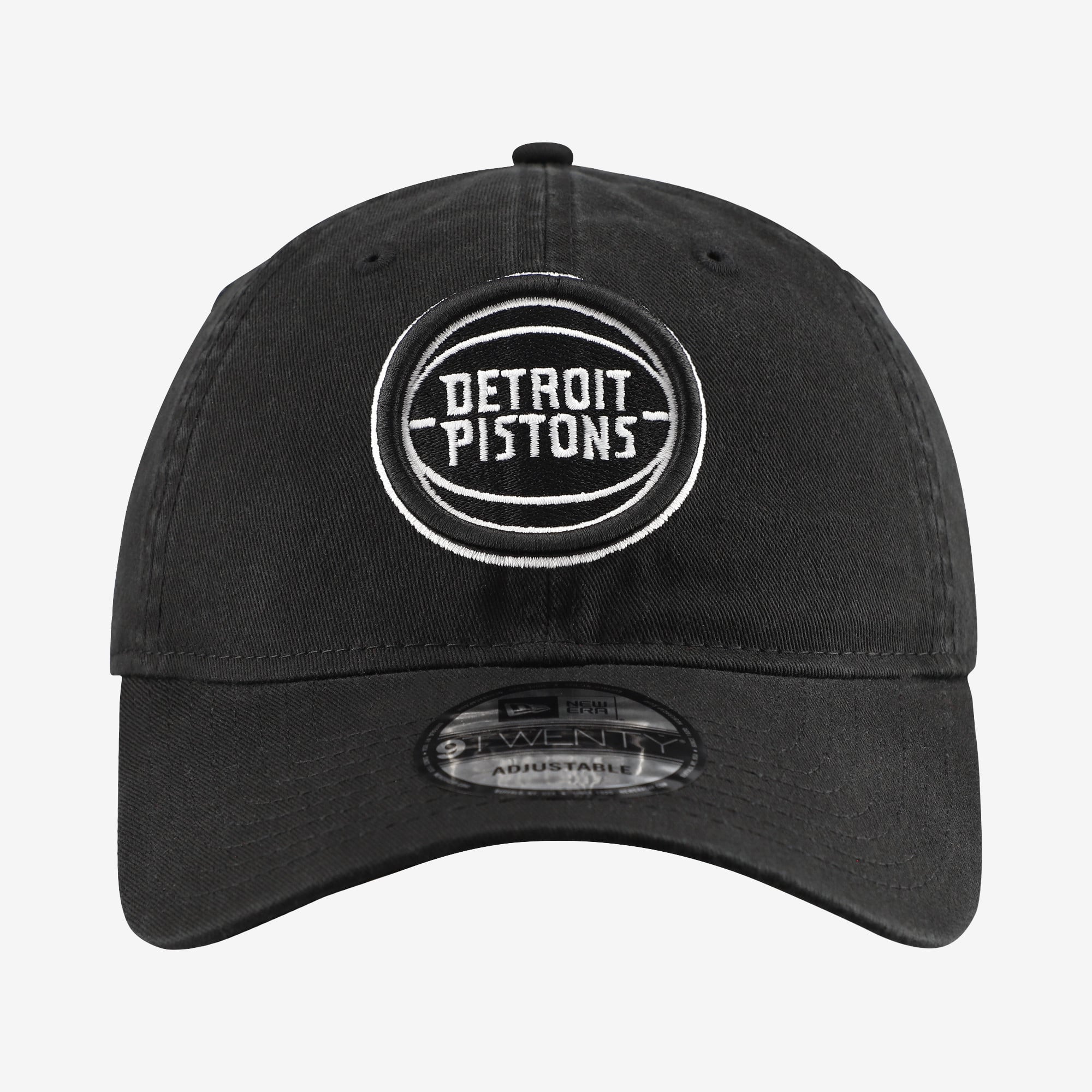Men's New Era Black Detroit Pistons 9TWENTY Adjustable Hat