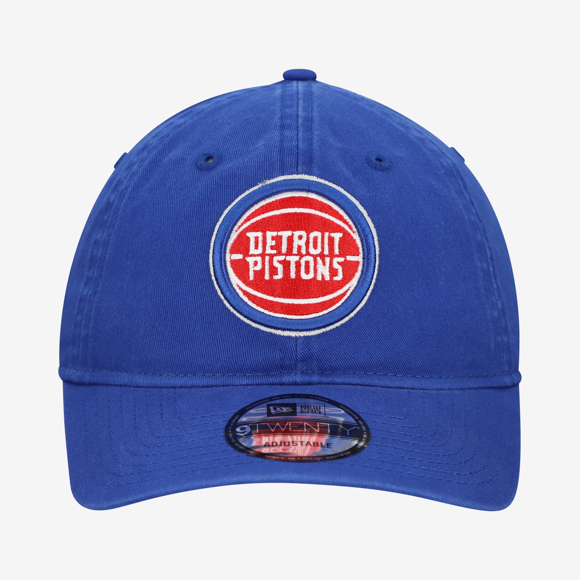 Men's New Era Blue Detroit Pistons Team 9TWENTY Adjustable Hat