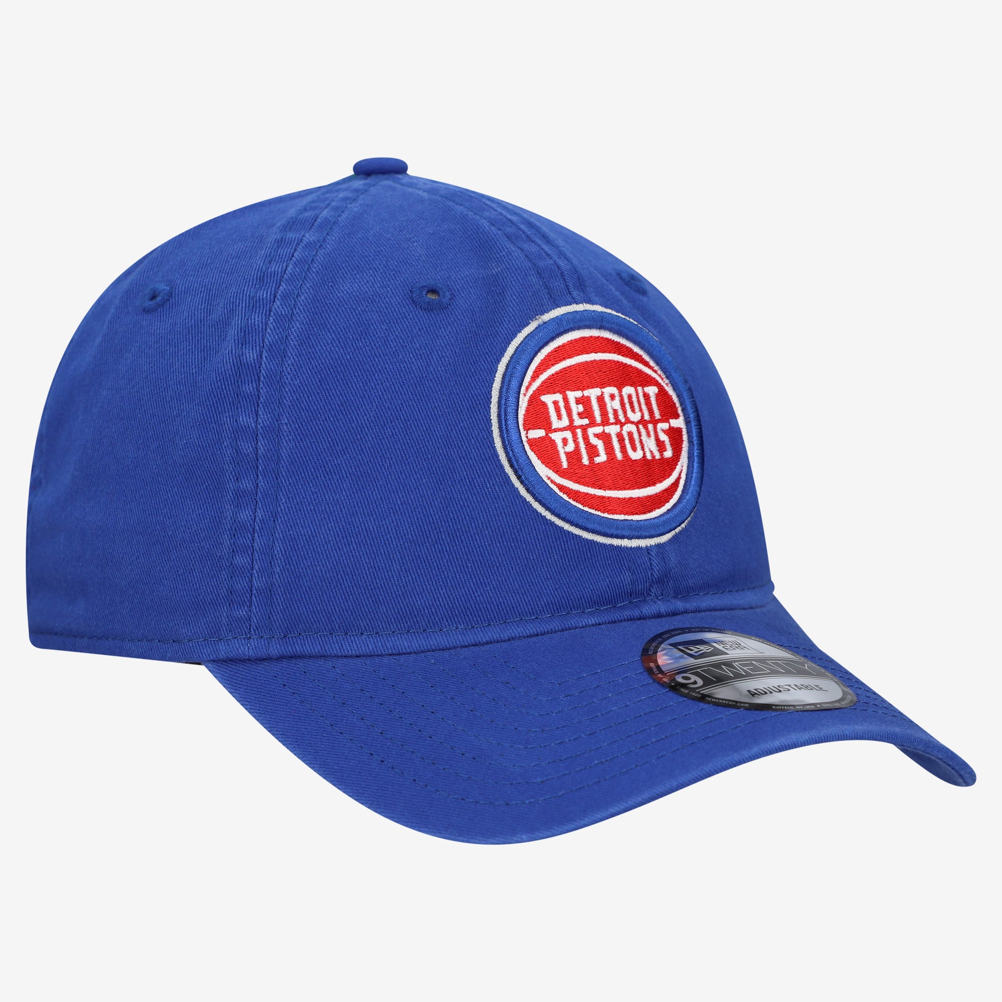 Men's New Era Blue Detroit Pistons Team 9TWENTY Adjustable Hat
