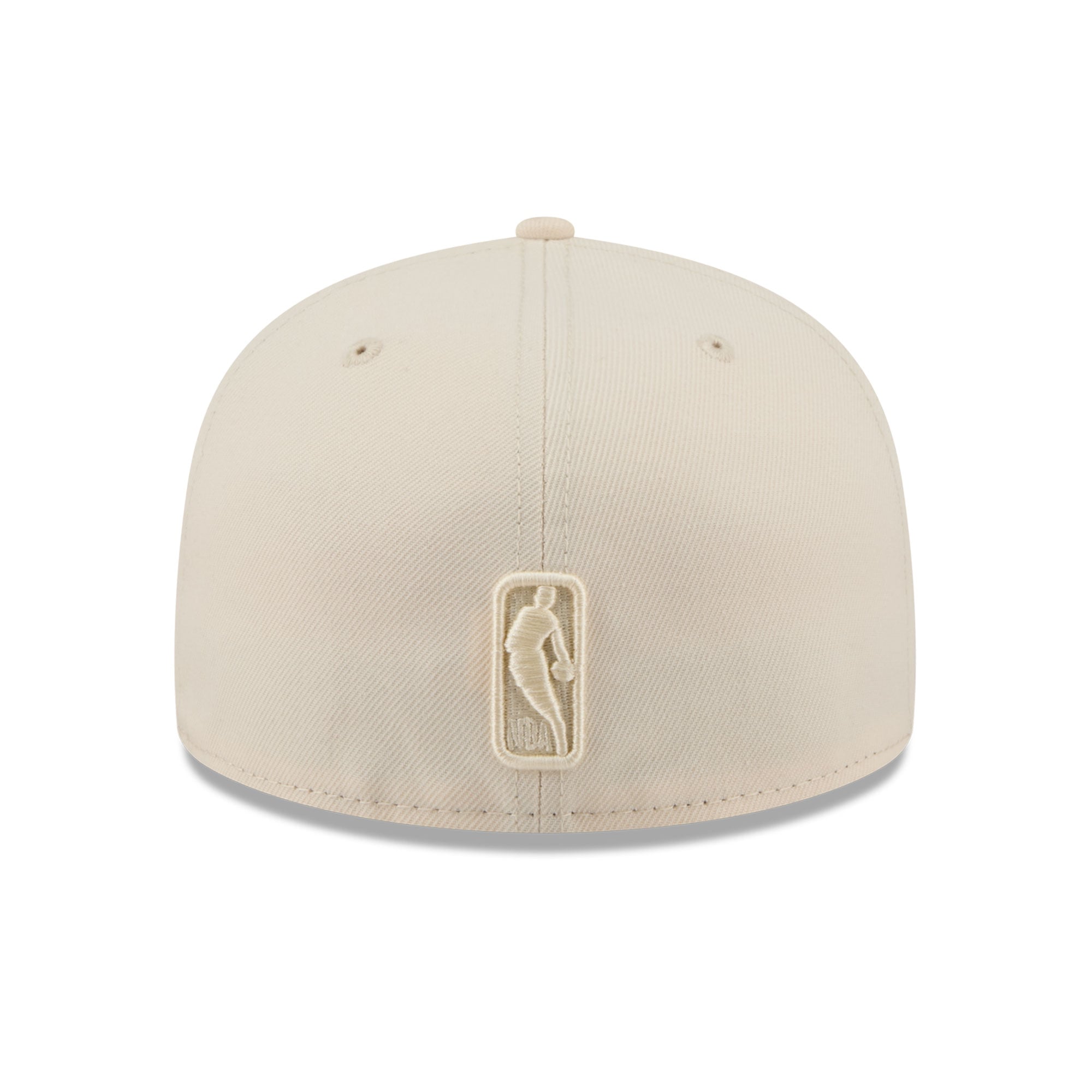 Casquette ajustée New Era 59FIFTY crème Detroit Pistons pour homme