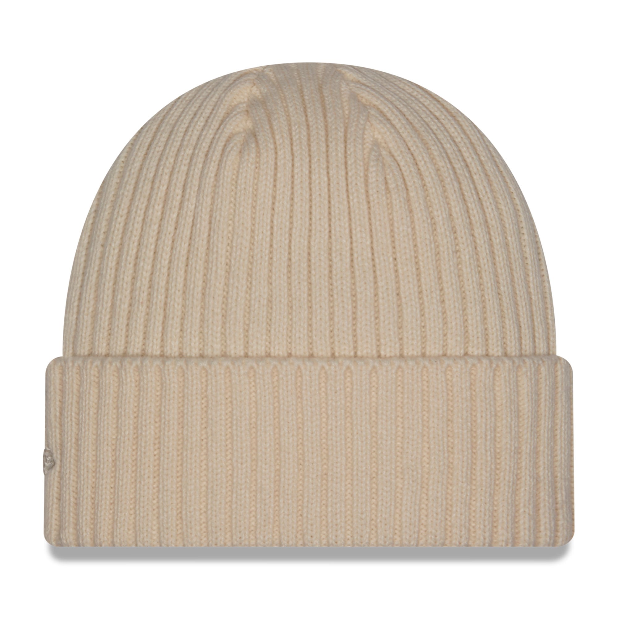 Bonnet à revers New Era crème Detroit Pistons pour homme