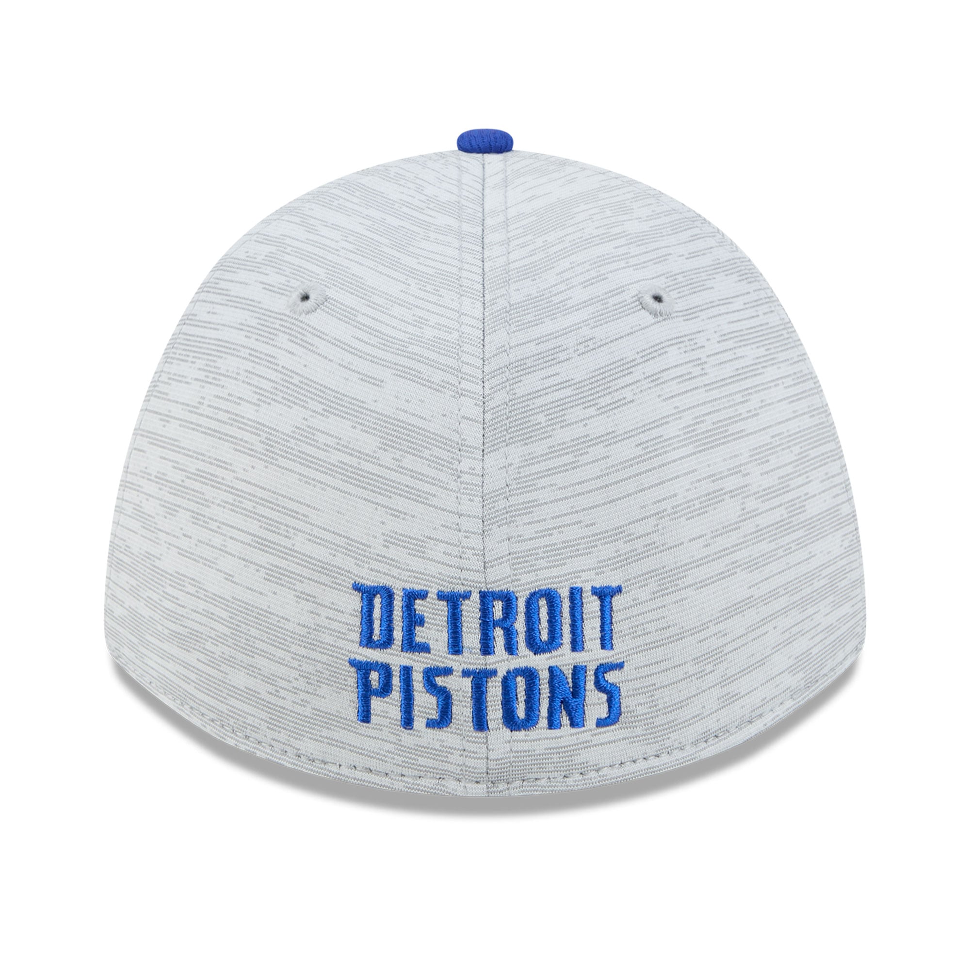 Men's New Era  Gray Detroit Pistons 39THIRTY M-Crown Tech Stretch Hat