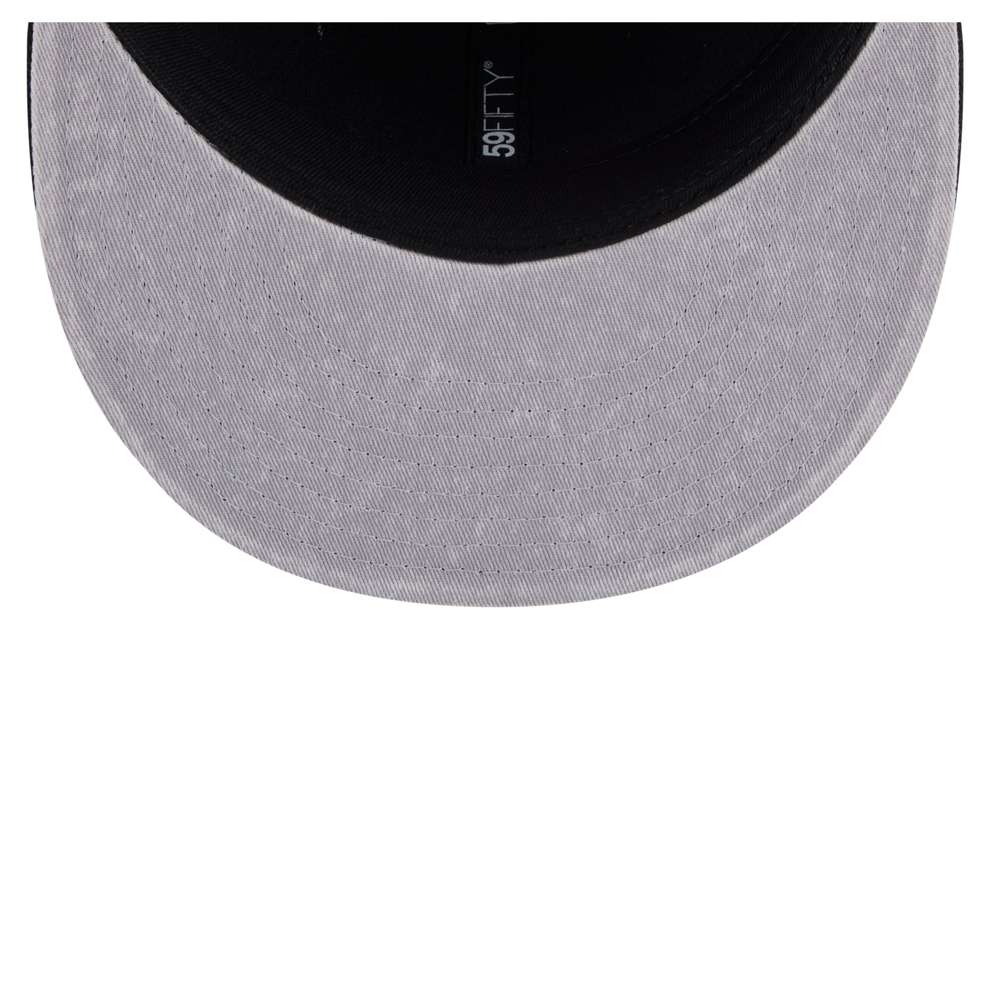 Men's New Era Gray/Black Detroit Pistons Washed 59FIFTY Fitted Hat