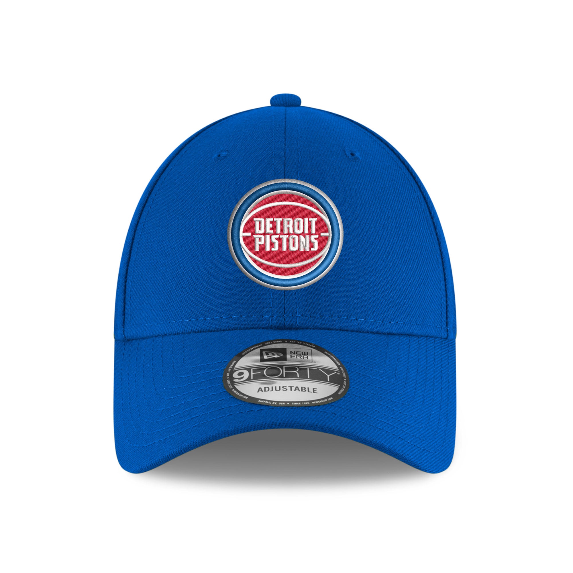 Men's New Era Royal Detroit Pistons Team 9FORTY Adjustable Hat