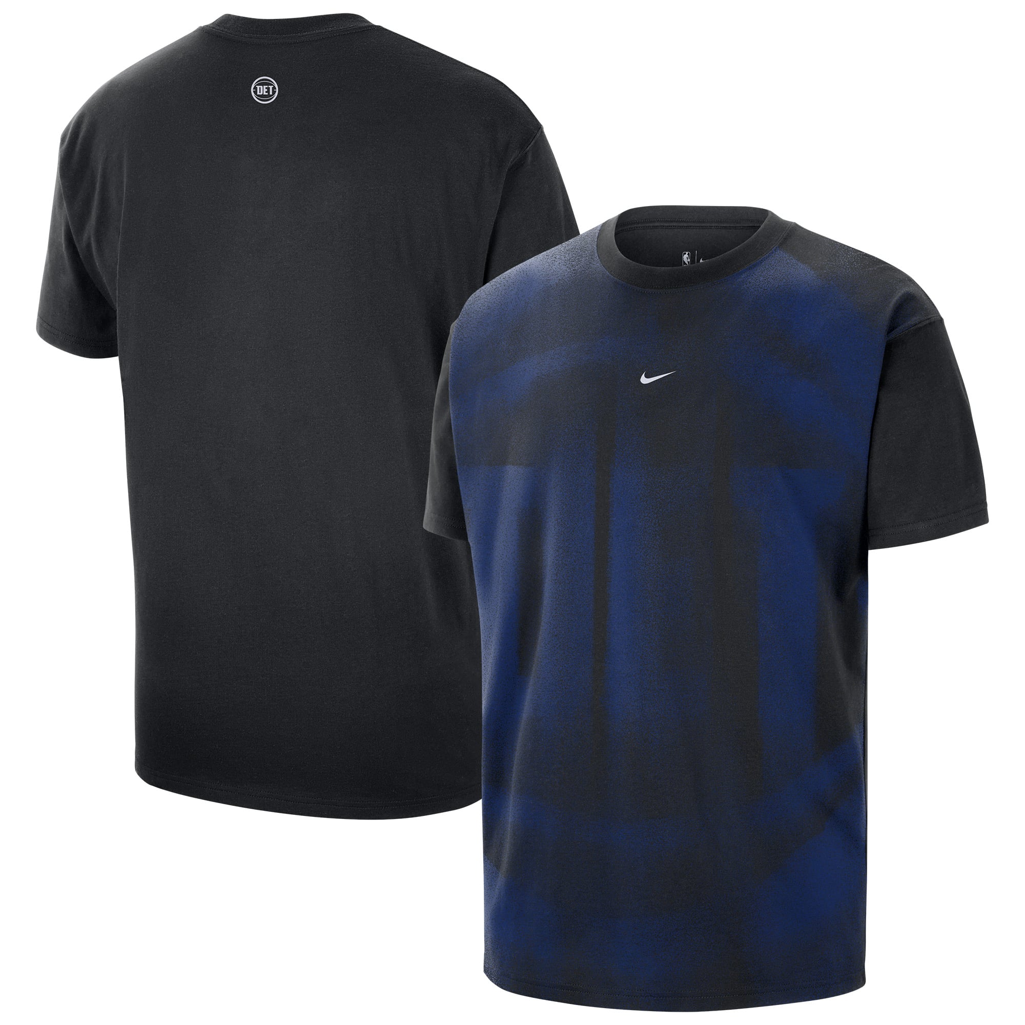 T-shirt d'entraînement Nike Detroit Pistons 2026 Standard Issue noir pour homme