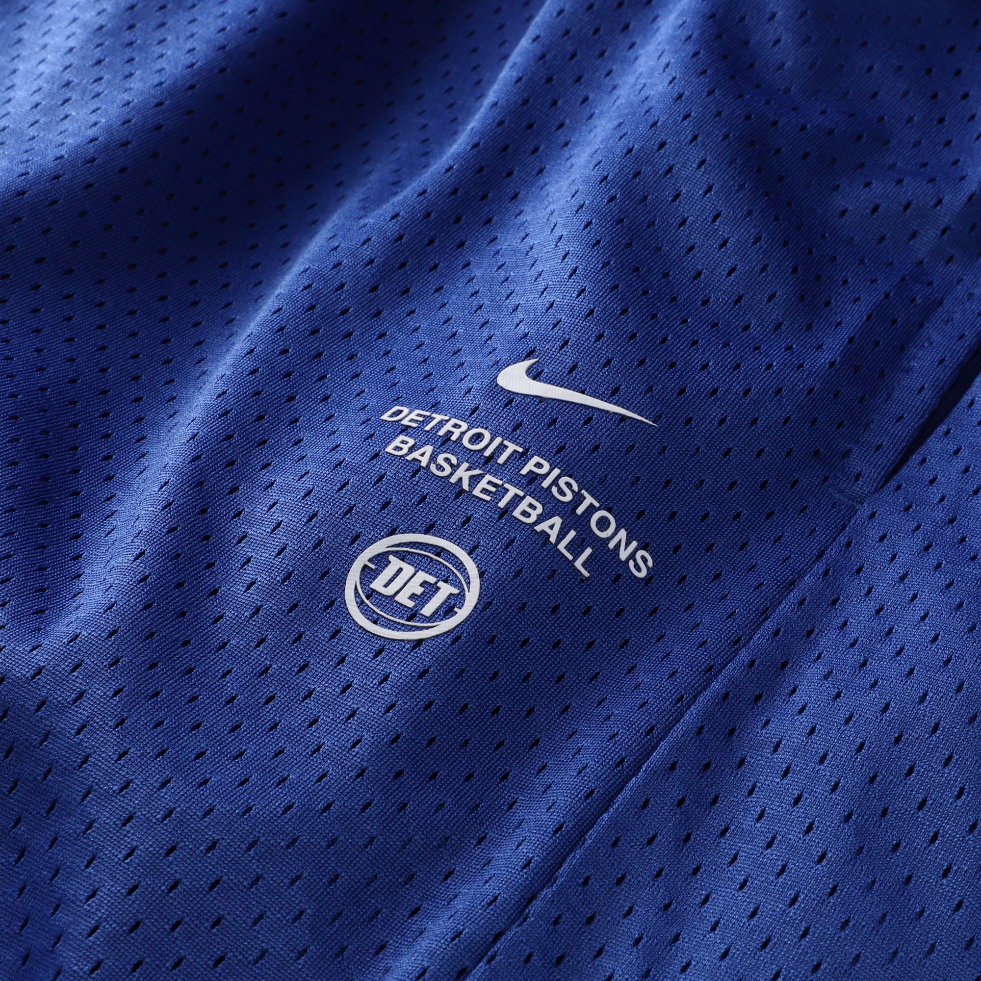 Short d'entraînement Nike Detroit Pistons bleu standard 2026 pour homme