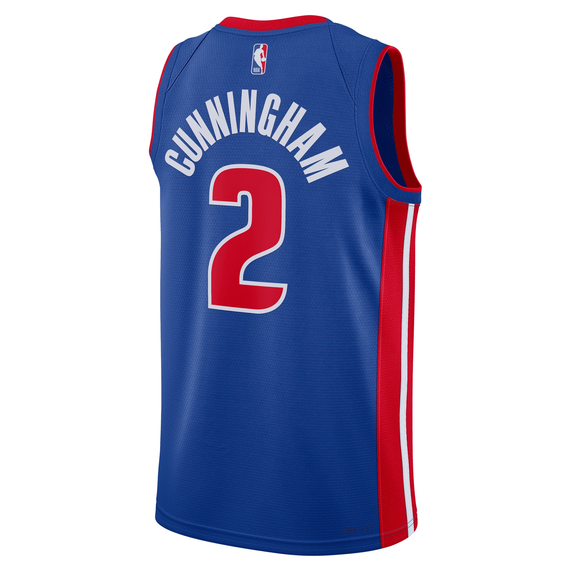Maillot Swingman Nike Cade Cunningham bleu Detroit Pistons pour homme - Édition Icon