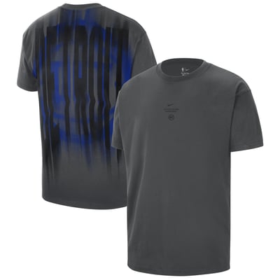 Detroit Pistons Nike 2026 Standard Issue Pre-Game Max 90 T-Shirt - Charcoal