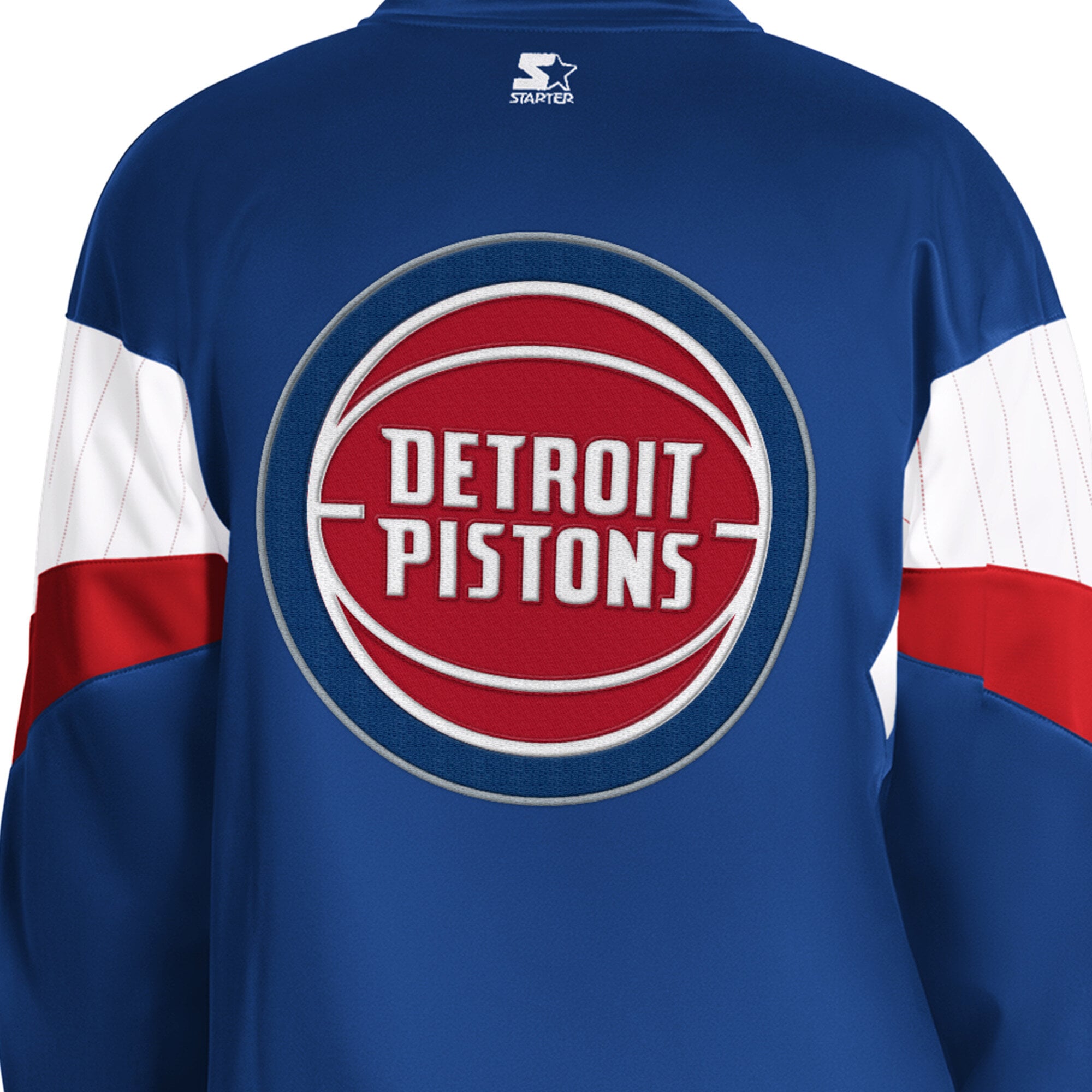 Veste de survêtement zippée intégrale Starter Blue Detroit Pistons Legacy pour homme