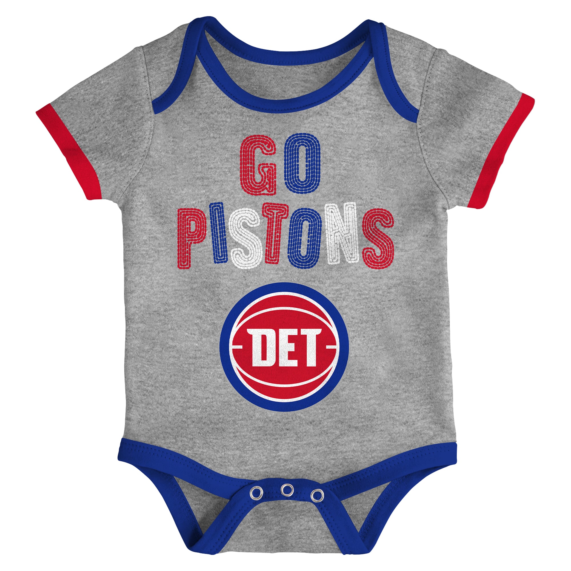 Ensemble de 3 bodies Outerstuff Detroit Pistons Born To Ball pour nouveau-né et nourrisson