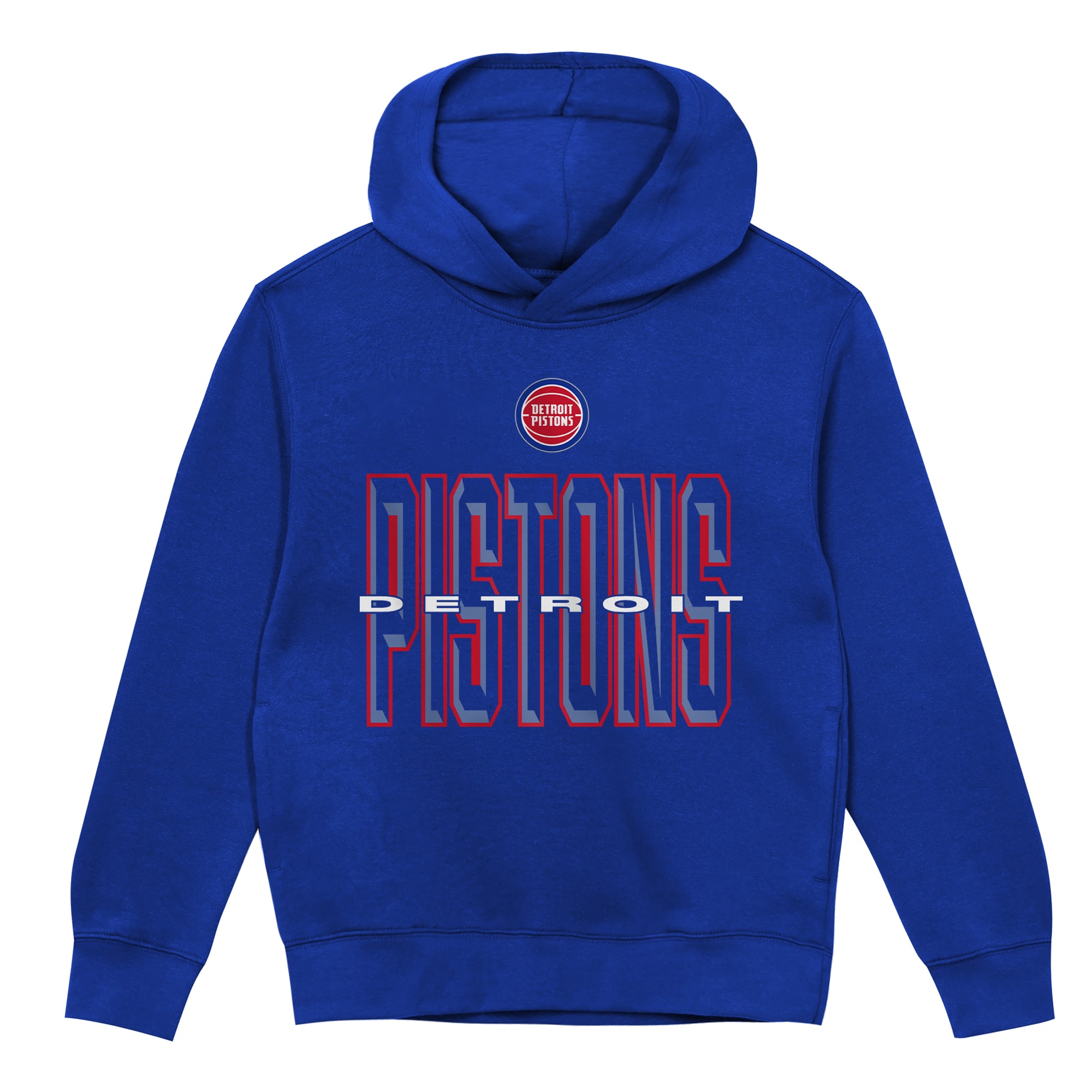 Sweat à capuche polaire bleu Detroit Pistons pour enfants d'âge préscolaire Outerstuff