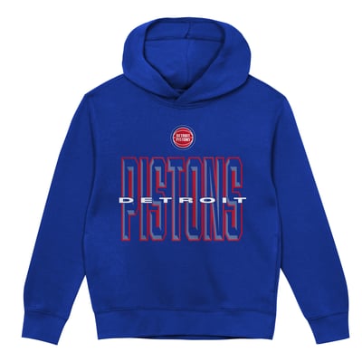 Detroit Pistons Outerstuff Preschool Field General Fleece Hoodie - Blue