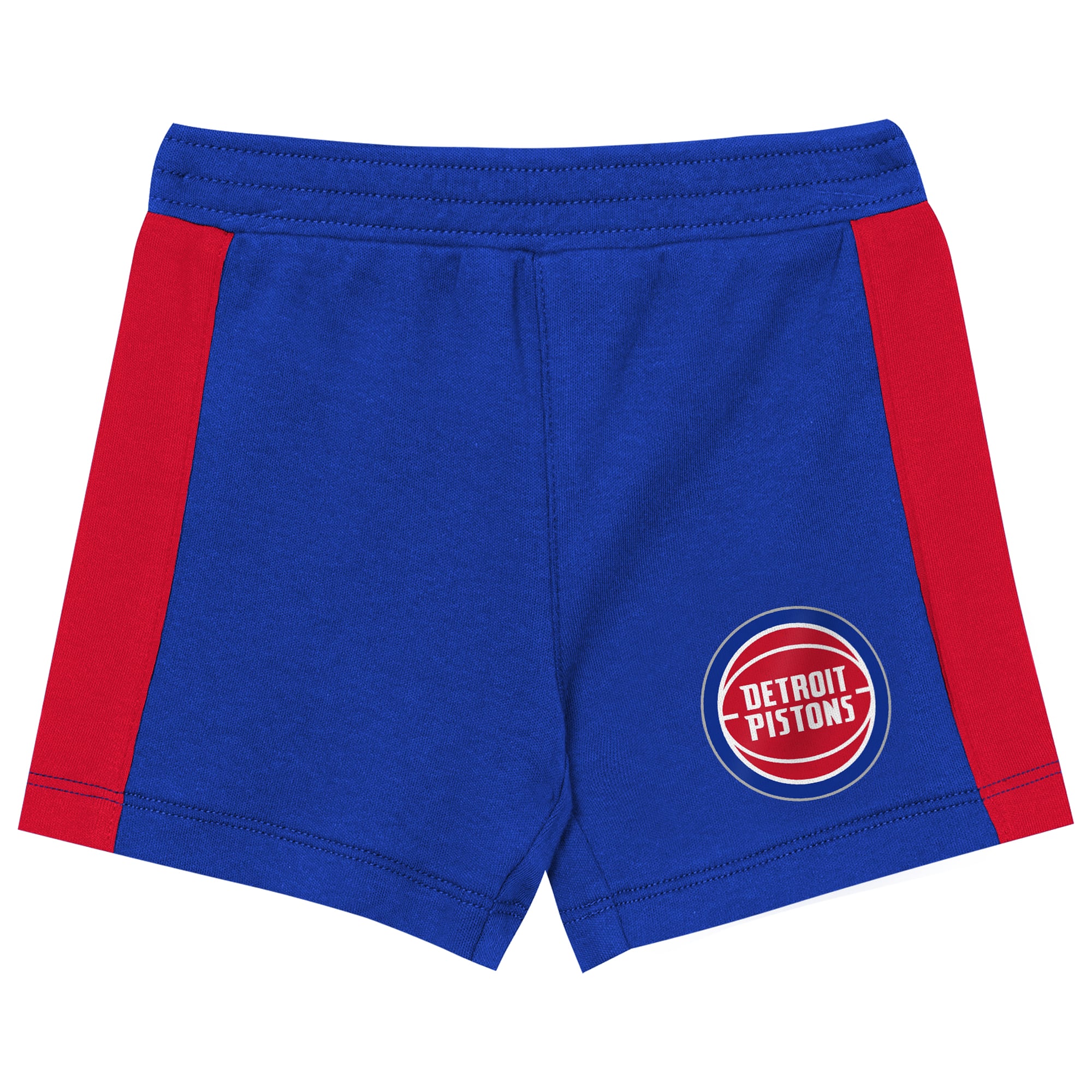 Toddler Outerstuff Blue Detroit Pistons Get Back Short Sleeve Hoodie & Shorts Two-Pack Set