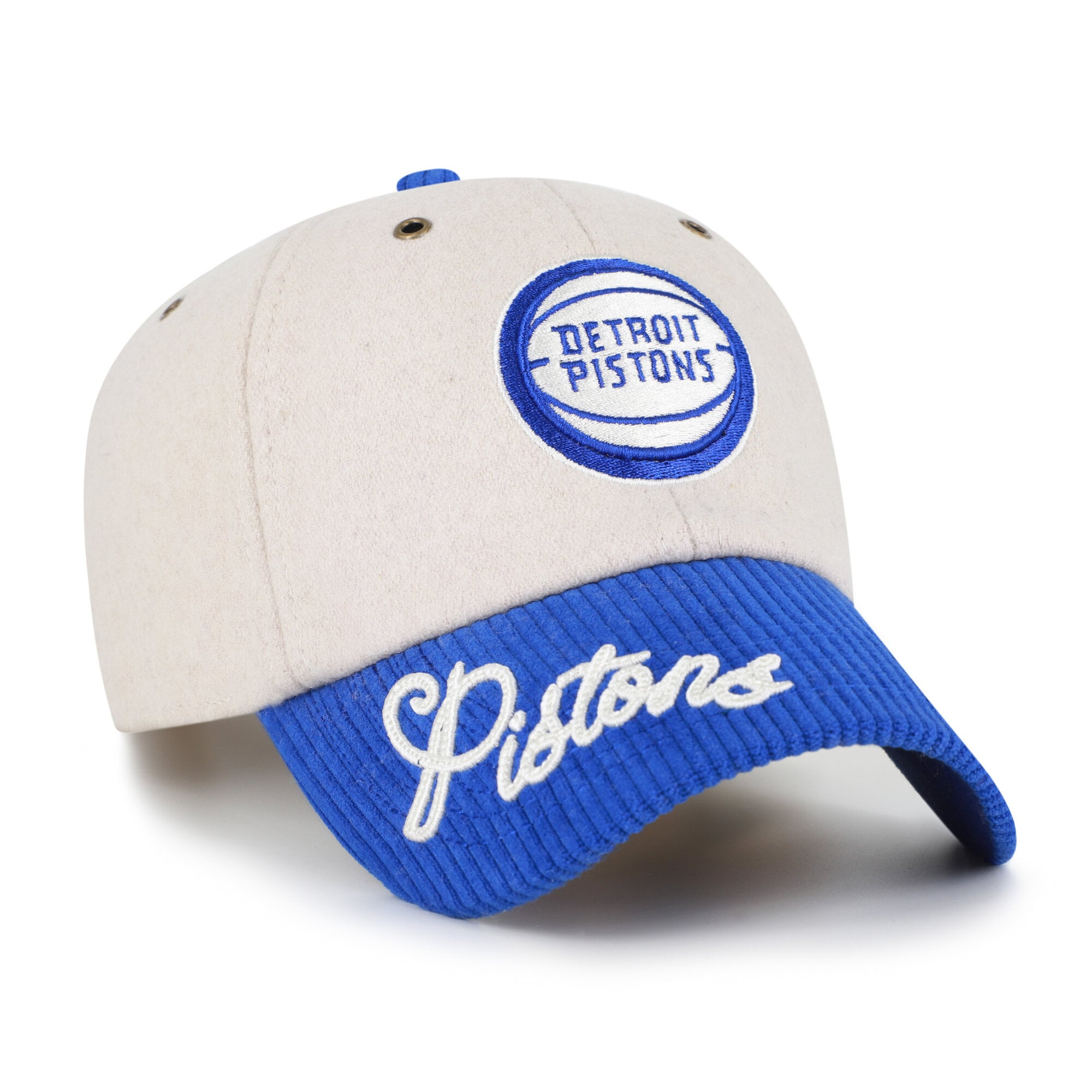 Casquette ajustable pour femme '47 Detroit Pistons Rope Script Clean Up
