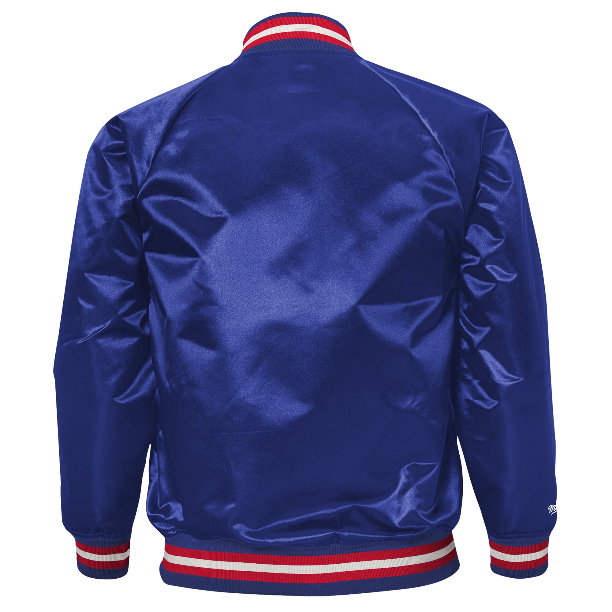Youth Mitchell & Ness Royal Detroit Pistons Hardwood Classics Head Coach Full-Snap Raglan Jacket