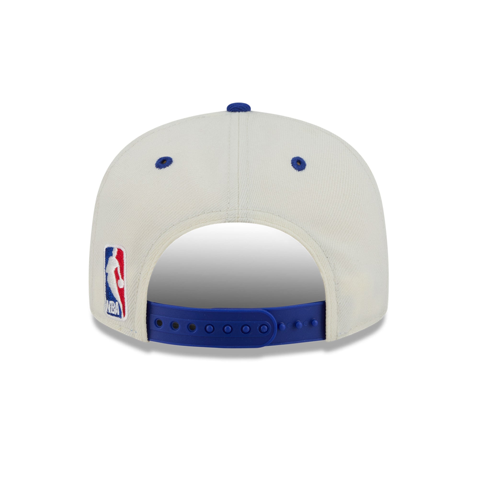 Youth New Era Cream/Blue Detroit Pistons Classic 9FIFTY Snapback Hat