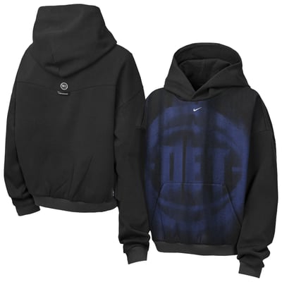 Detroit Pistons Nike Youth 2026 Standard Issue Practice Icon Fleece Pullover Hoodie - Black