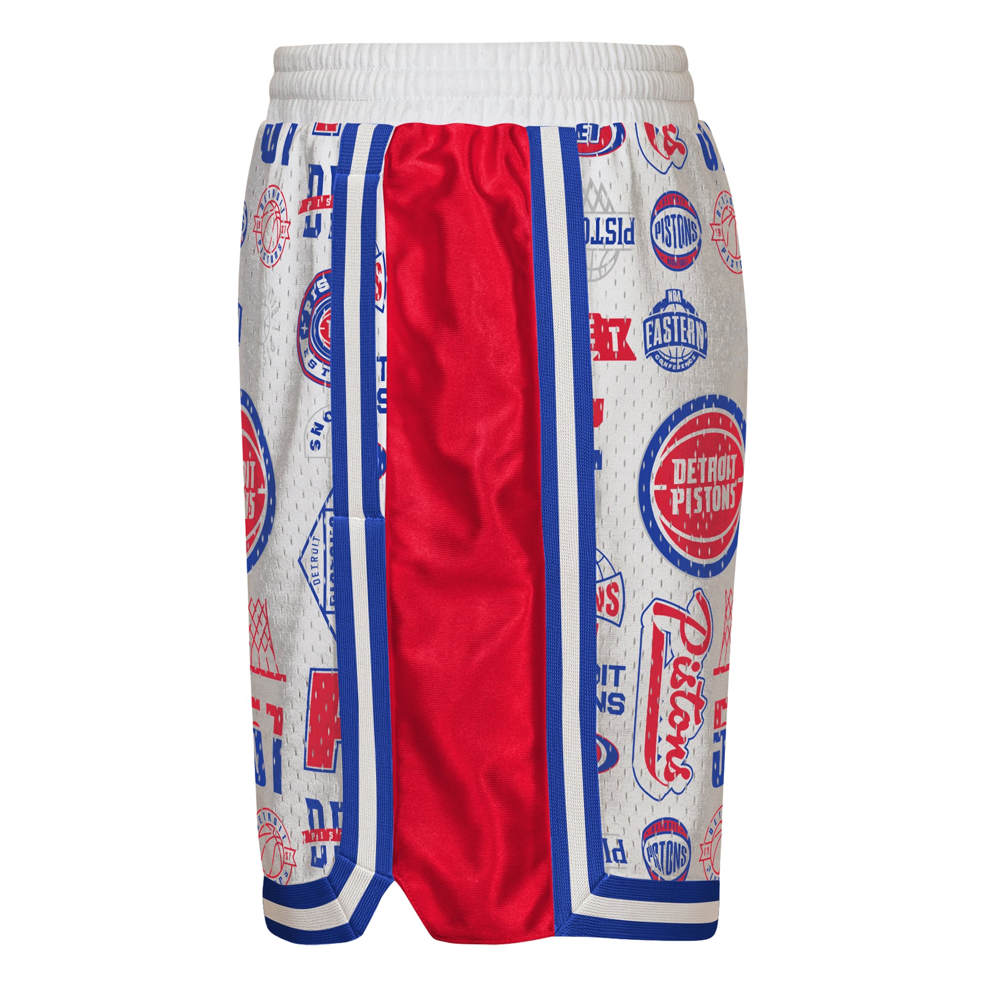 Short de basketball Youth Outerstuff blanc Detroit Pistons Ball Hog Dazzle