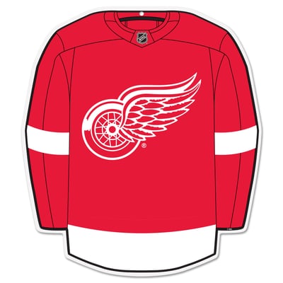 Detroit Red Wings 22" Home Jersey Wall Sign