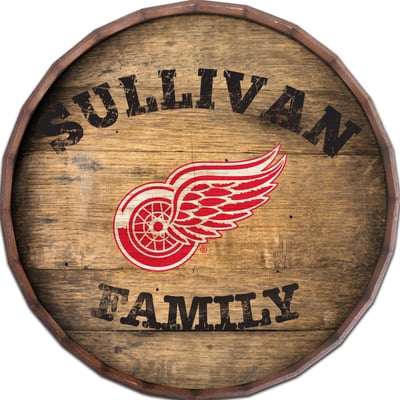 Detroit Red Wings 24" Personalized Barrel Top