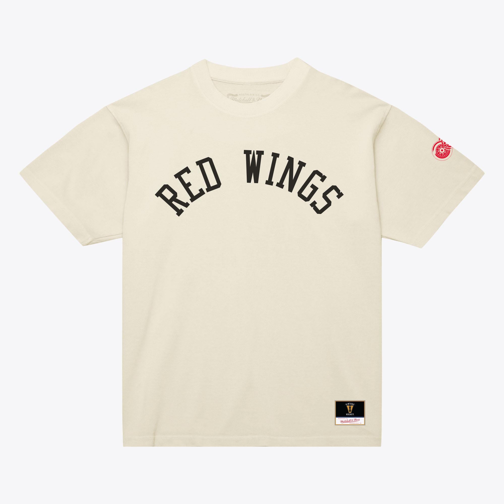 Detroit Red Wings Cream Team Arch T-Shirt