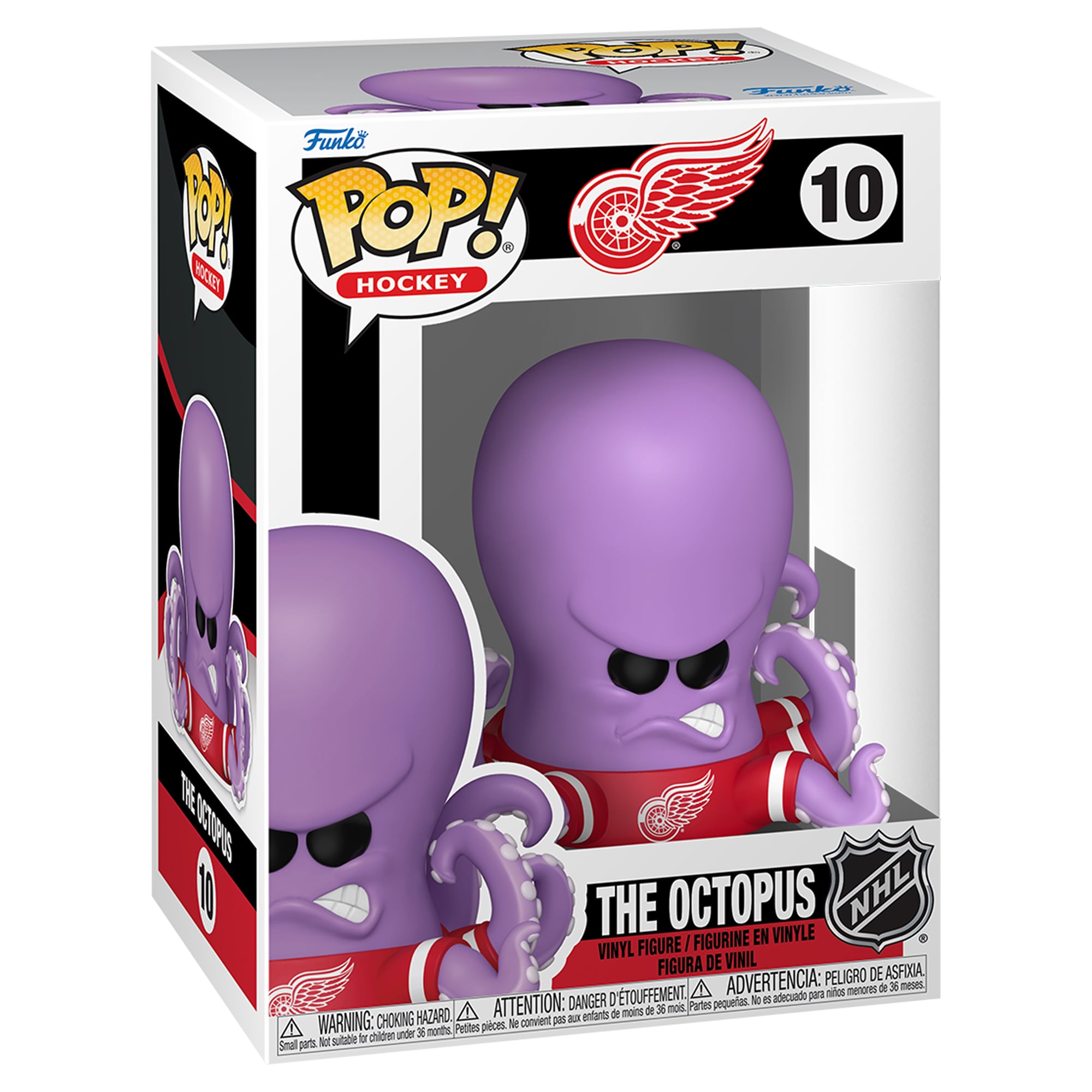 Figurine Funko Pop! Al The Octopus des Red Wings de Détroit